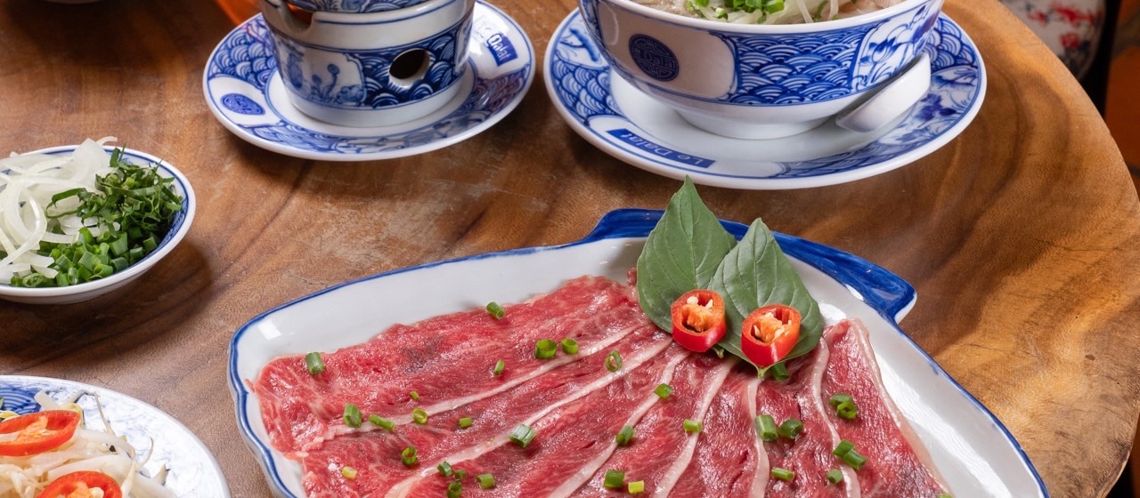 Wagyu pho at Le Dalat, Bangkok