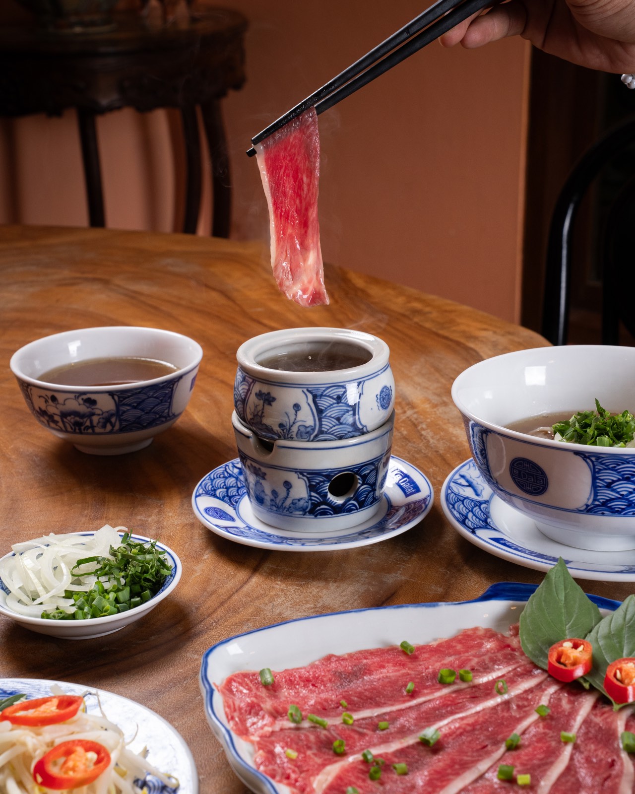 A dish plated at Le Dalat